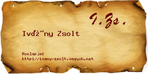 Ivány Zsolt névjegykártya